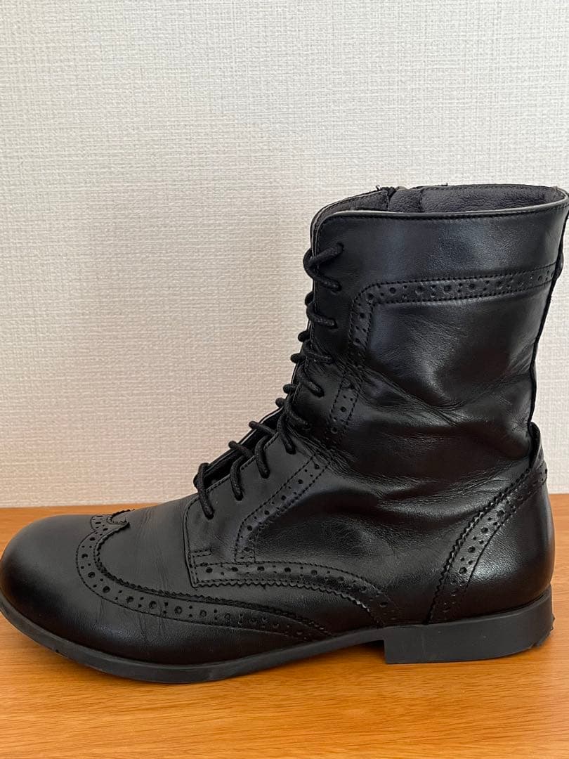 【美品】ビルケンシュトック 24.5 ララミーハイ ブーツ 黒 レースアップ