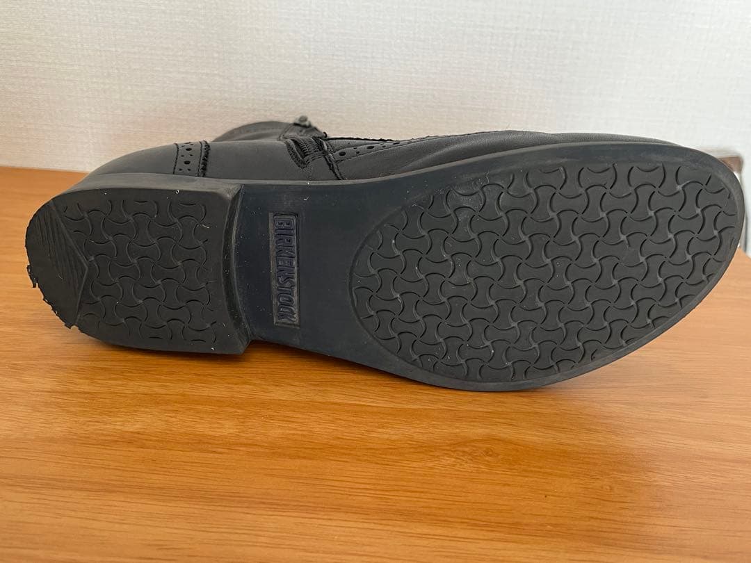 【美品】ビルケンシュトック 24.5 ララミーハイ ブーツ 黒 レースアップ