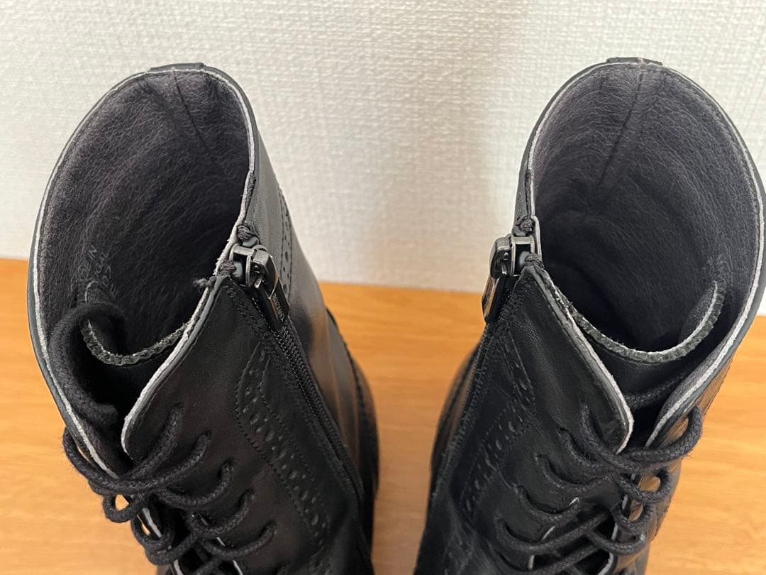 【美品】ビルケンシュトック 24.5 ララミーハイ ブーツ 黒 レースアップ