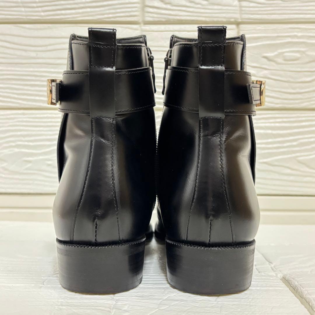 【極美品】DIANA ショートブーツ アイスマン ブラック レザー 23cm