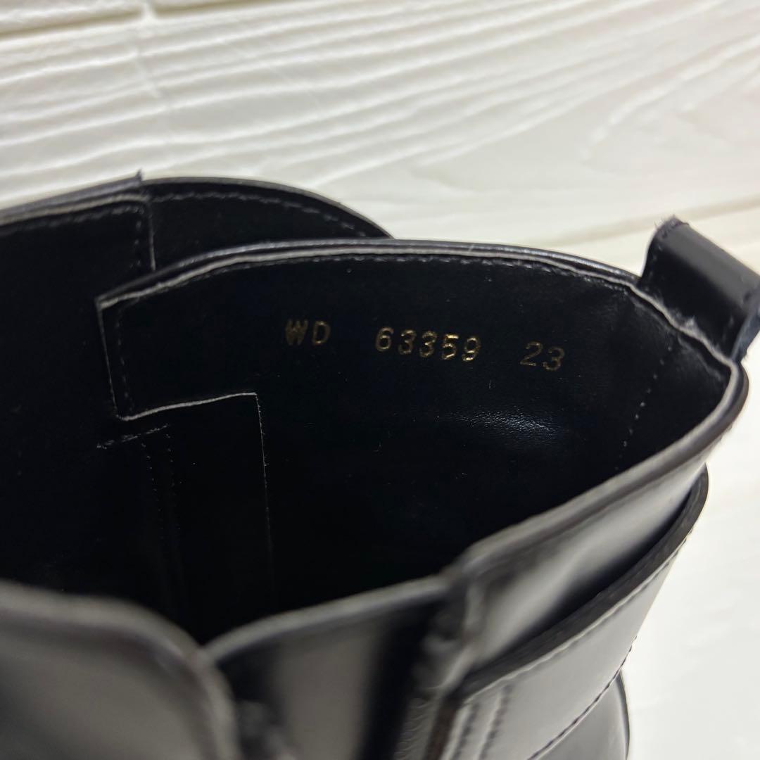 【極美品】DIANA ショートブーツ アイスマン ブラック レザー 23cm
