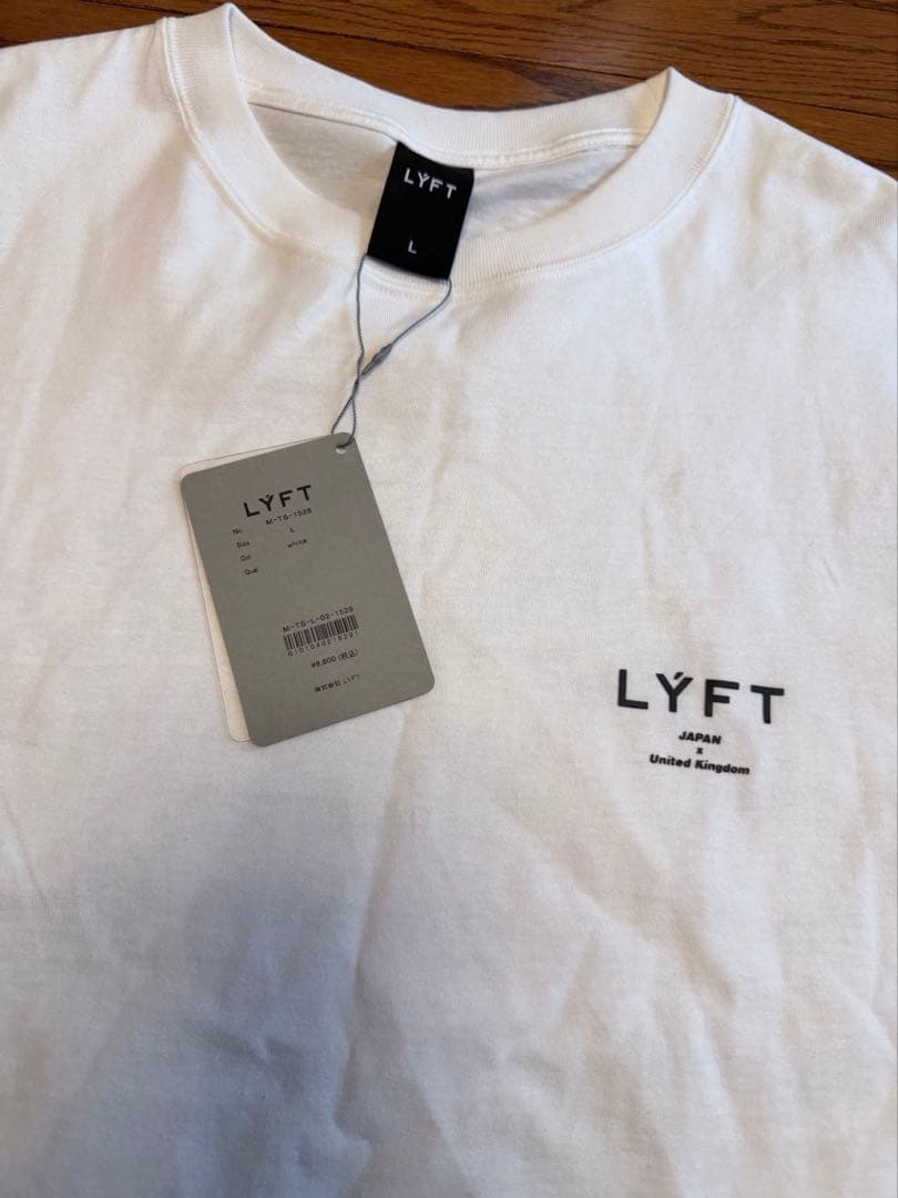 LÝFT Tシャツ バックプリント Lサイズ