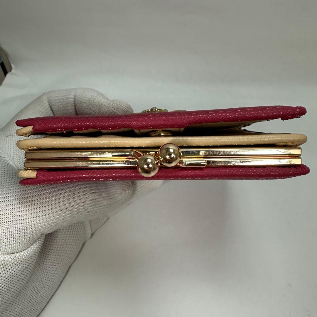 ヴィヴィアン ウエストウッド 二つ折り財布 ピーチ