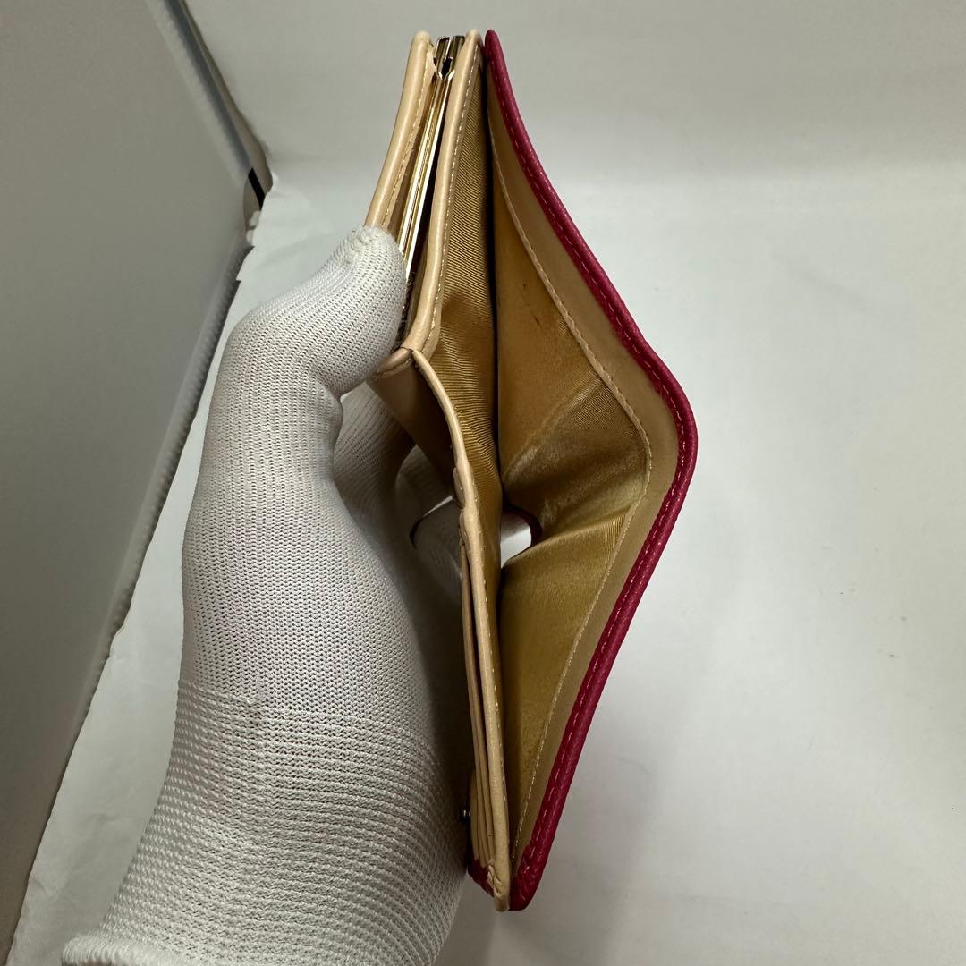 ヴィヴィアン ウエストウッド 二つ折り財布 ピーチ