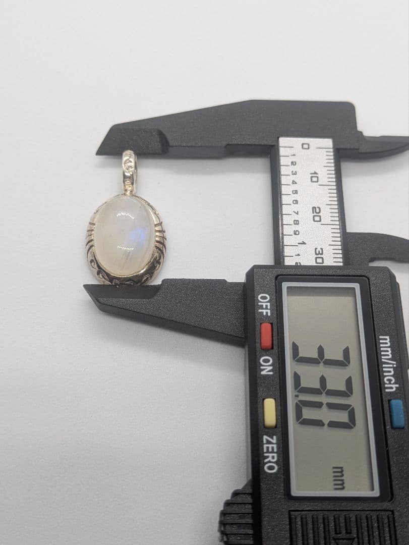 新品SAAD　サード　ムーンストーンヘッドシルバーネックレス