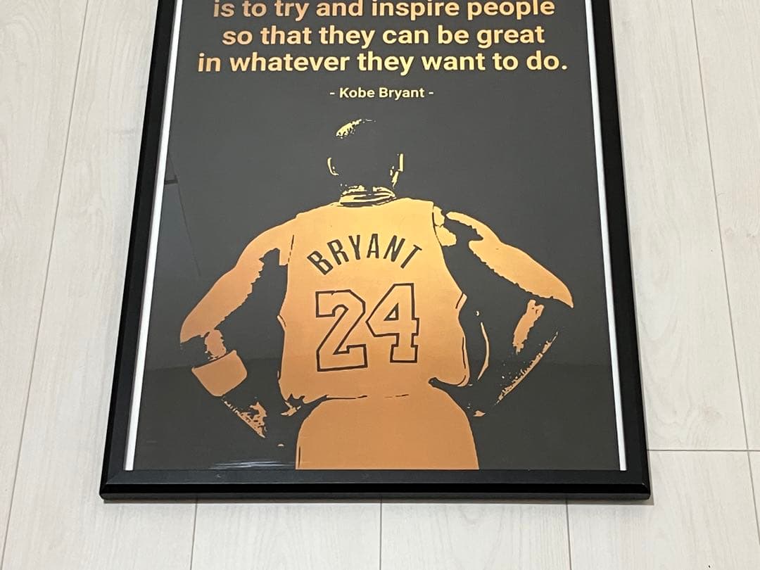 【額縁付き】 Kobe Bryant（コービー・ブライアント） A2 ポスター