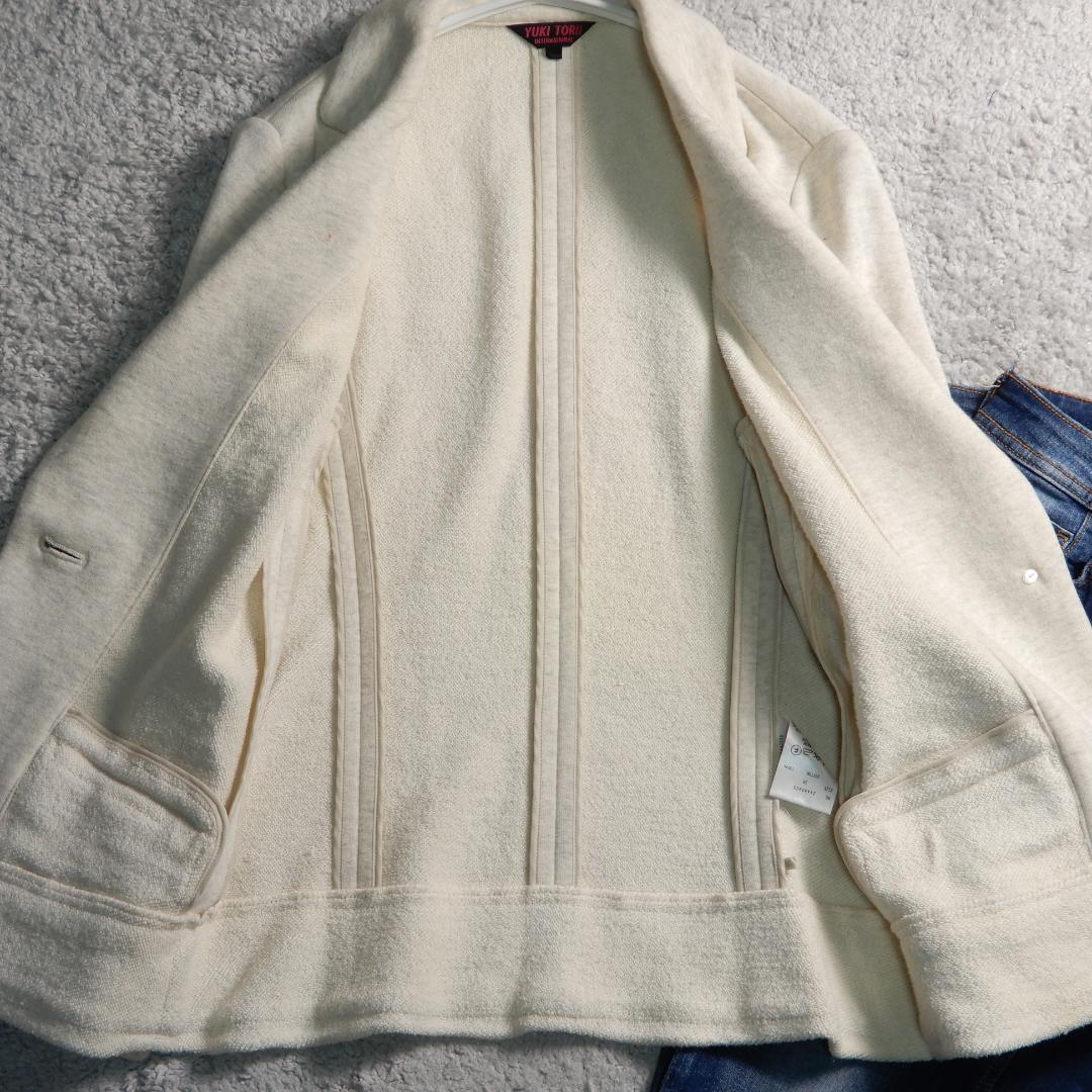 ユキトリイ コットン 裏毛 ジャケット 38 上質