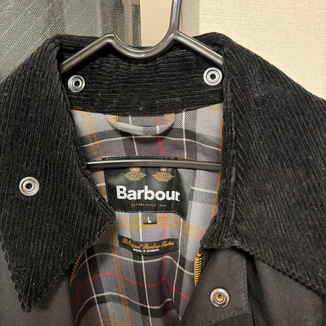 Barbour spey スペイ ブラック ジャケット Lサイズ