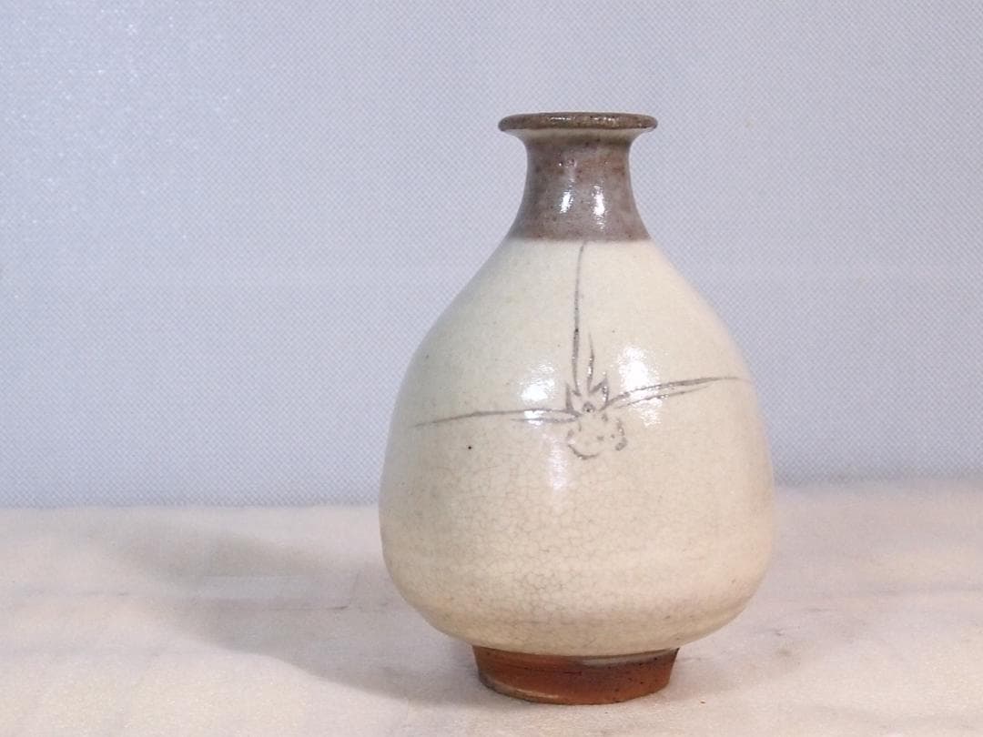 【未使用】上野焼 十六代 熊谷保興 徳利 遠州七窯/熊谷本窯 酒器/陶器 飾り