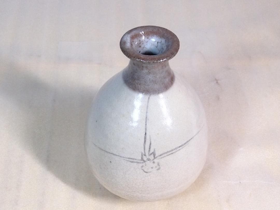 【未使用】上野焼 十六代 熊谷保興 徳利 遠州七窯/熊谷本窯 酒器/陶器 飾り