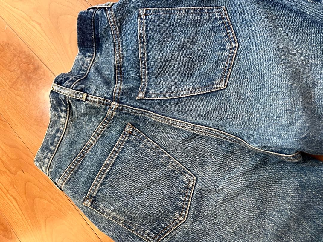 HYKE DENIM WIDE LEG デニムパンツ