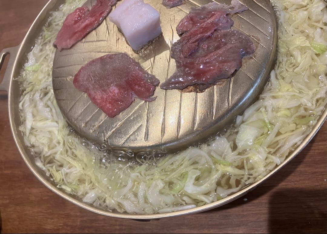 ムーガタ鍋　焼肉しゃぶしゃぶ鍋　ジンギスカン鍋　真鍮製