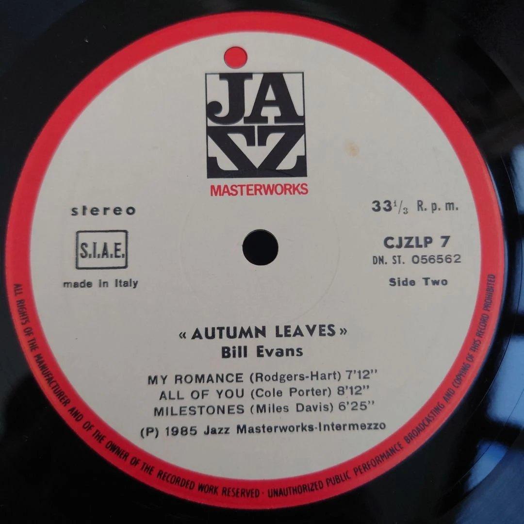 イタリア盤Bill Evans Autumn Leaves LP