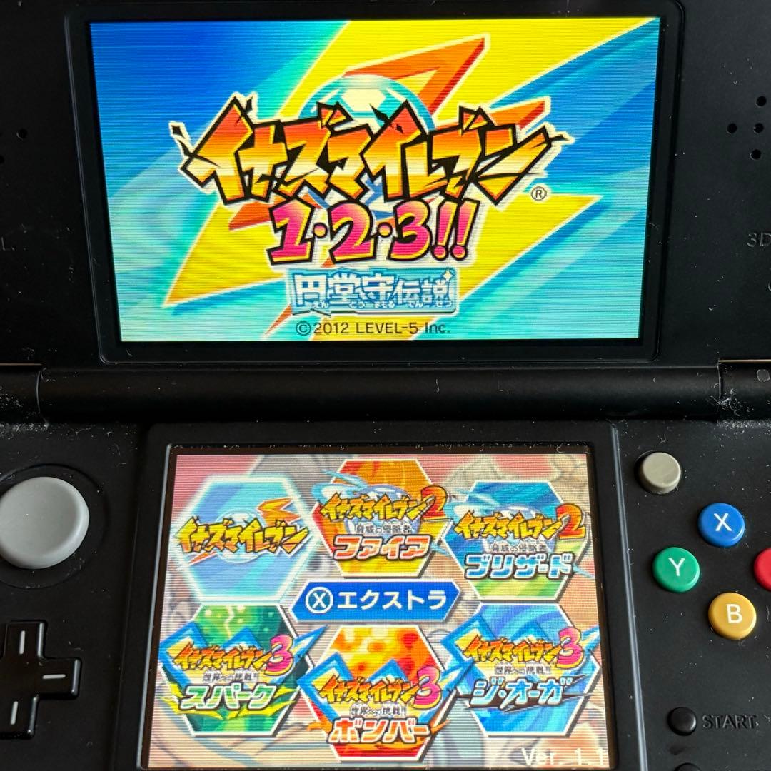 【中古3DSソフト】イナズマイレブン1•2•3‼︎ 円堂守伝説