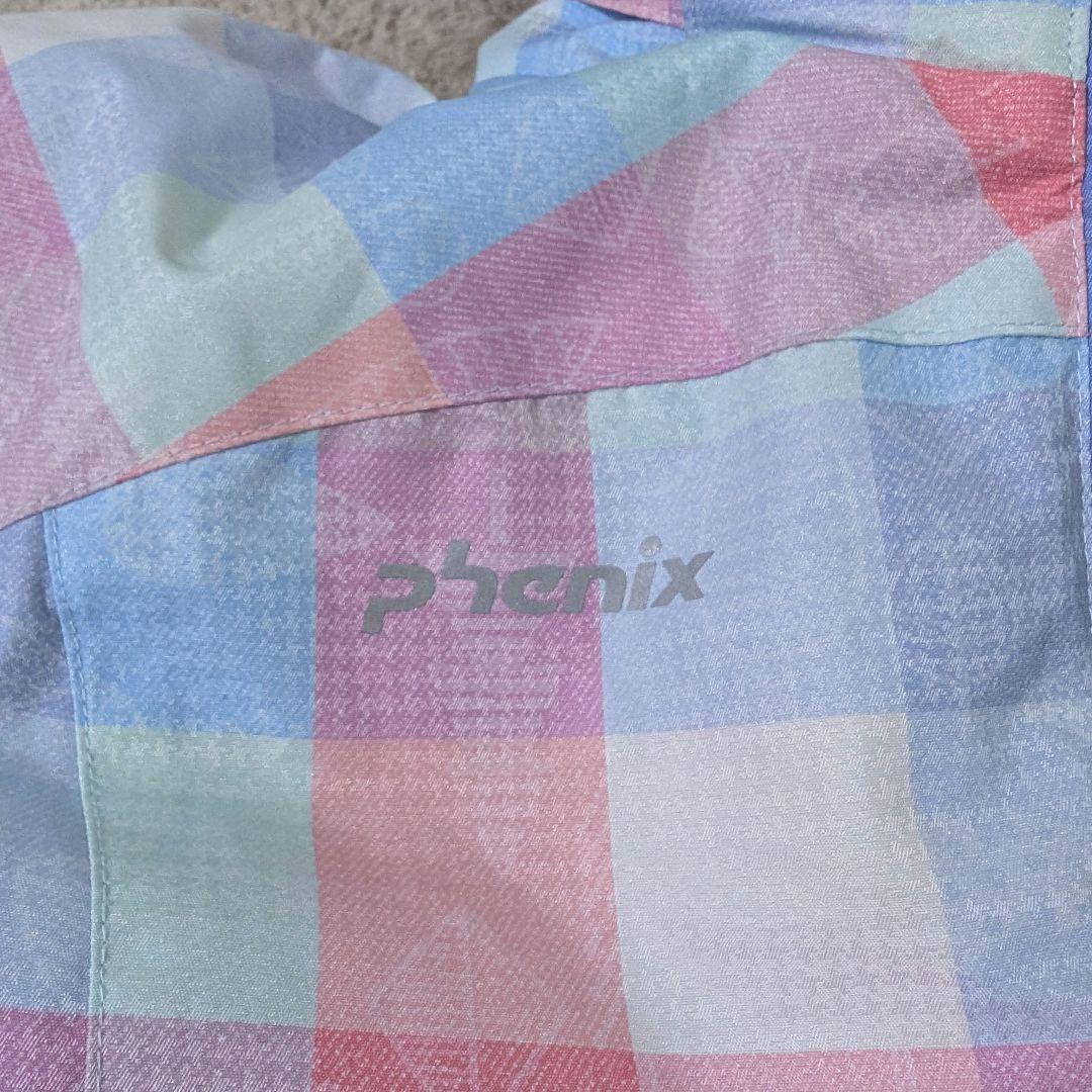 phenix　スキーウェア　上下セット　チェック柄　140㎝