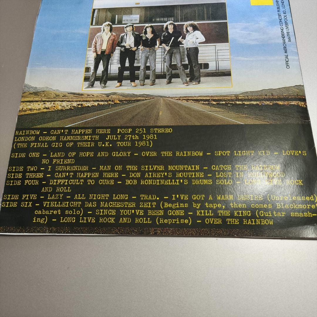 3LP レコード レインボー RAINBOW CAN'T HAPPEN HERE