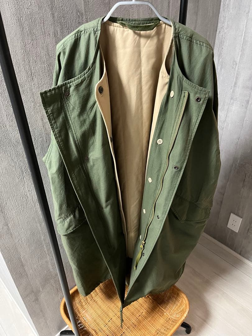 URBAN RESEARCH DOORS 3WAYノーカラーモッズコート