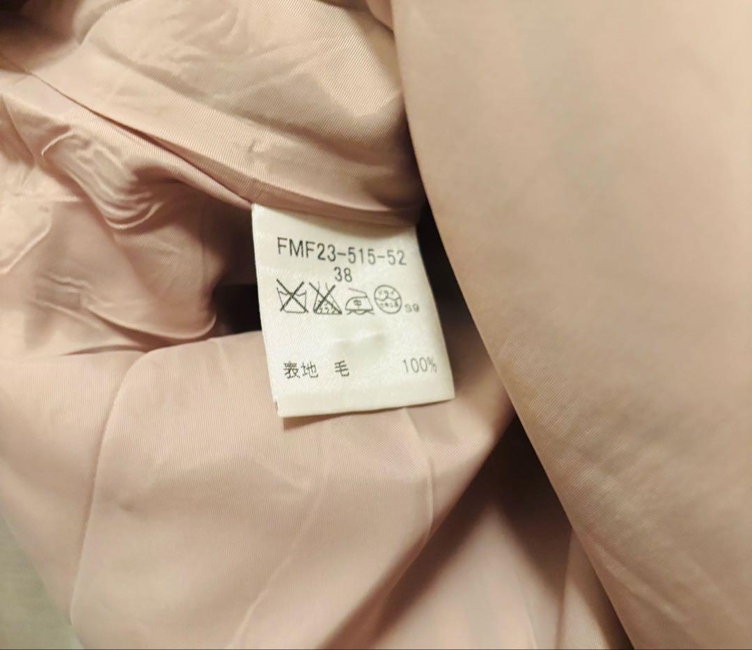 公*o様 BURBERRY 38size ウール　総柄ワンピース　穴あき　ほつれ