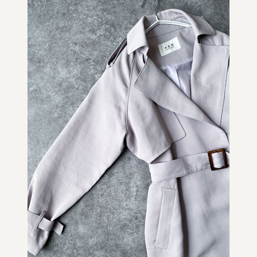 【さつきさま】未使用 アダムエロペ とろみトレンチコート