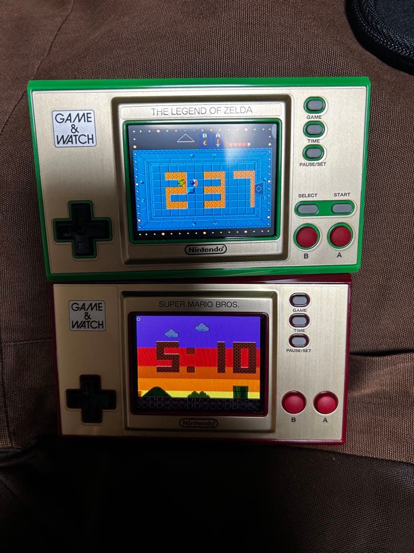ゲームアンドウォッチ　ゼルダとマリオ