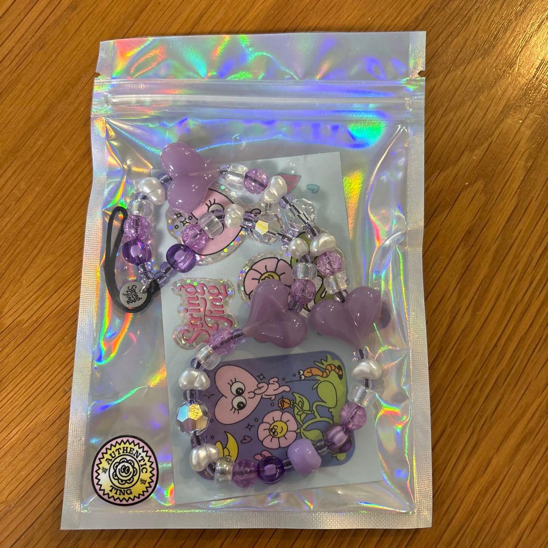 【正規品】String Ting ストリングティング　ストラップ　パープル