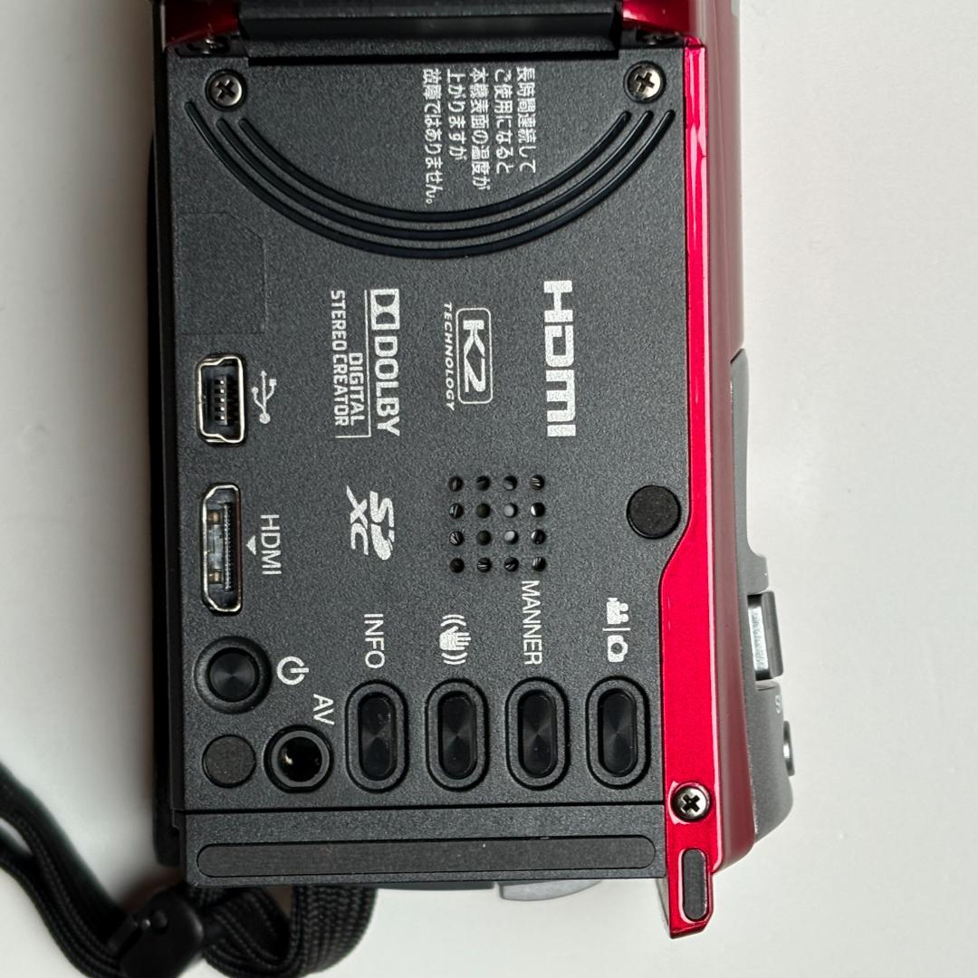 ☆JVC Everio（エブリオ）☆ GZ-HM199 レッド 本体
