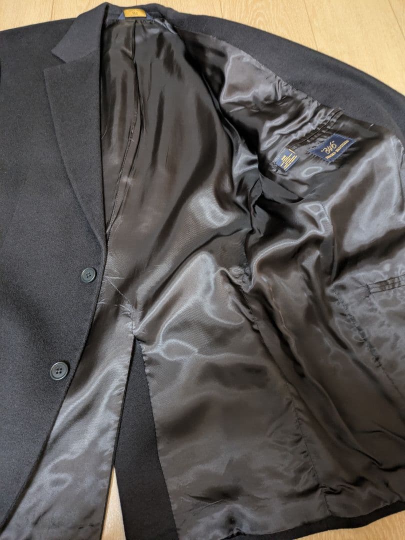 テーラード カシミヤ ジャケット 黒 Brooks Brothers 346
