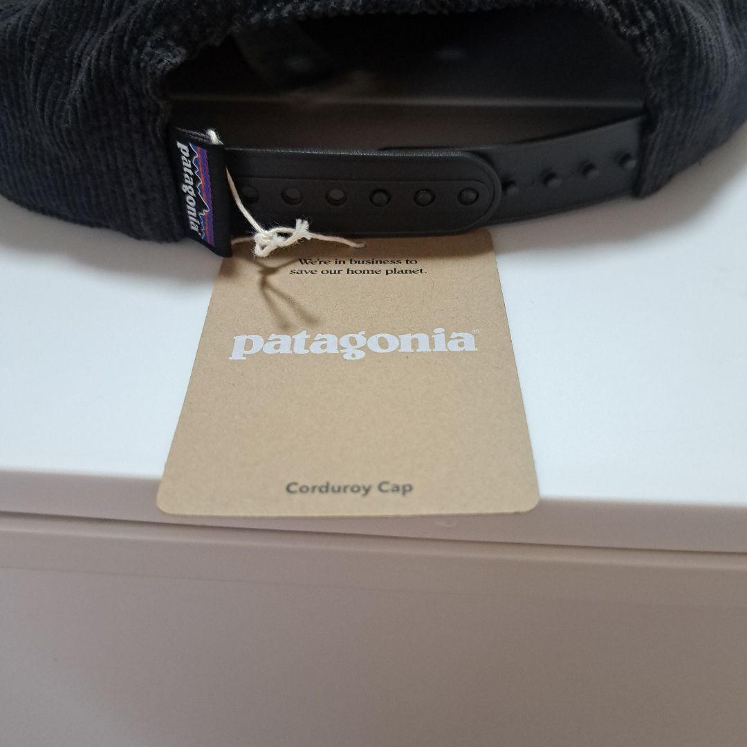 patagonia コーデュロイキャップ ブラック