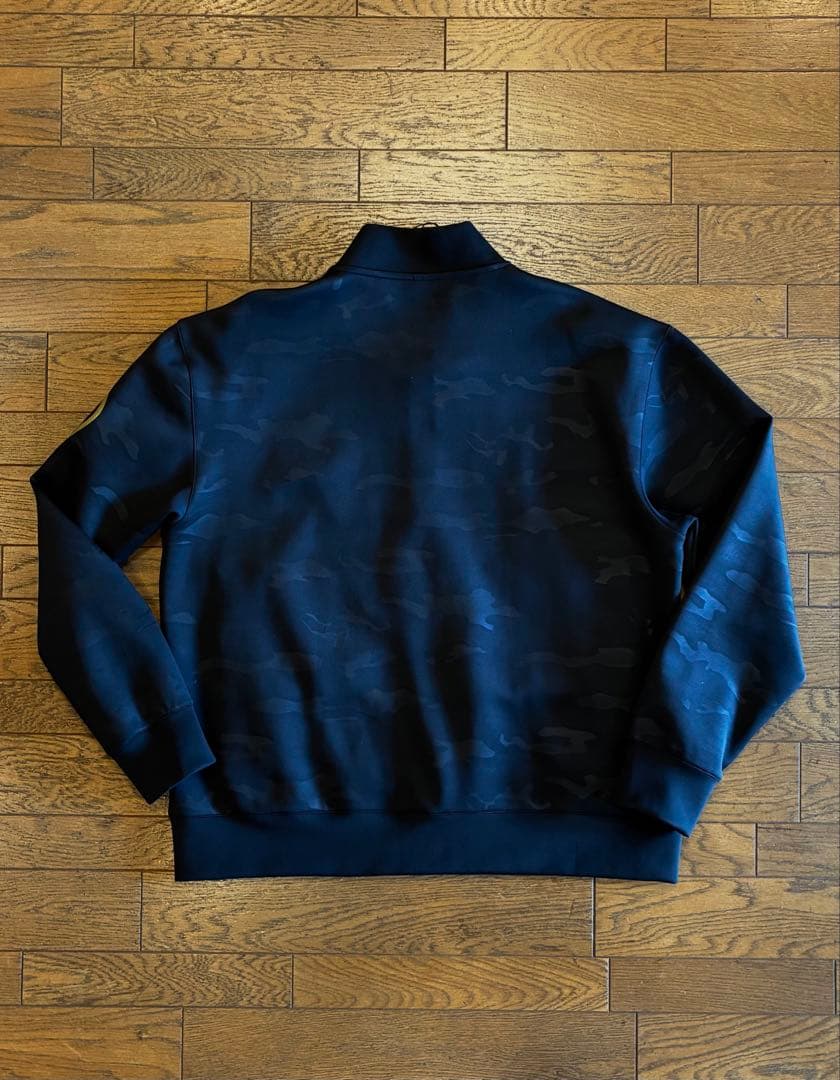新品タグ付きSY32 ブラック迷彩柄 ジップアップジャケット XL