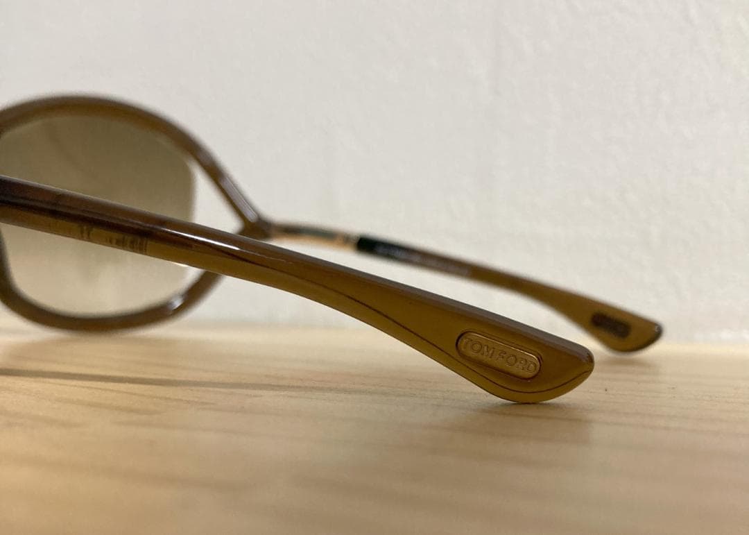 【美品】TOM FORD レディースサングラス　ブラウン　TF9 WHITNEY