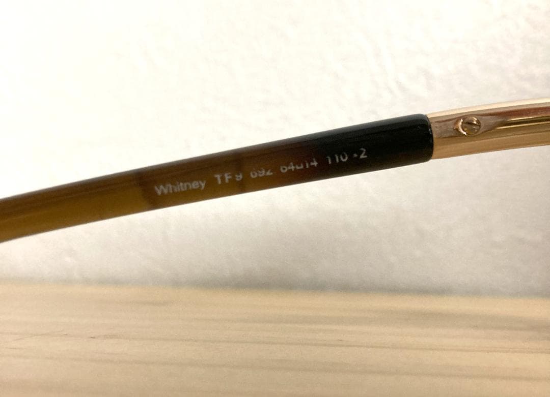 【美品】TOM FORD レディースサングラス　ブラウン　TF9 WHITNEY