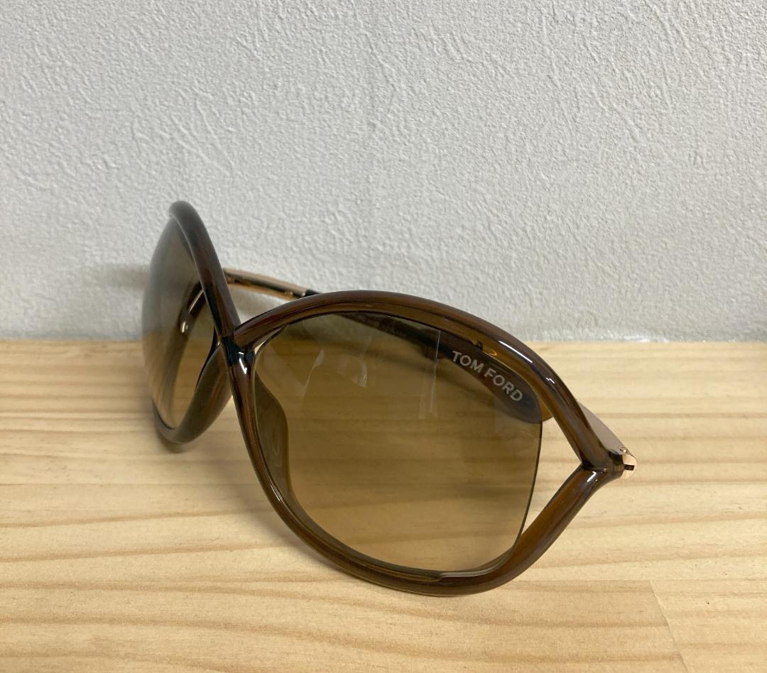 【美品】TOM FORD レディースサングラス　ブラウン　TF9 WHITNEY