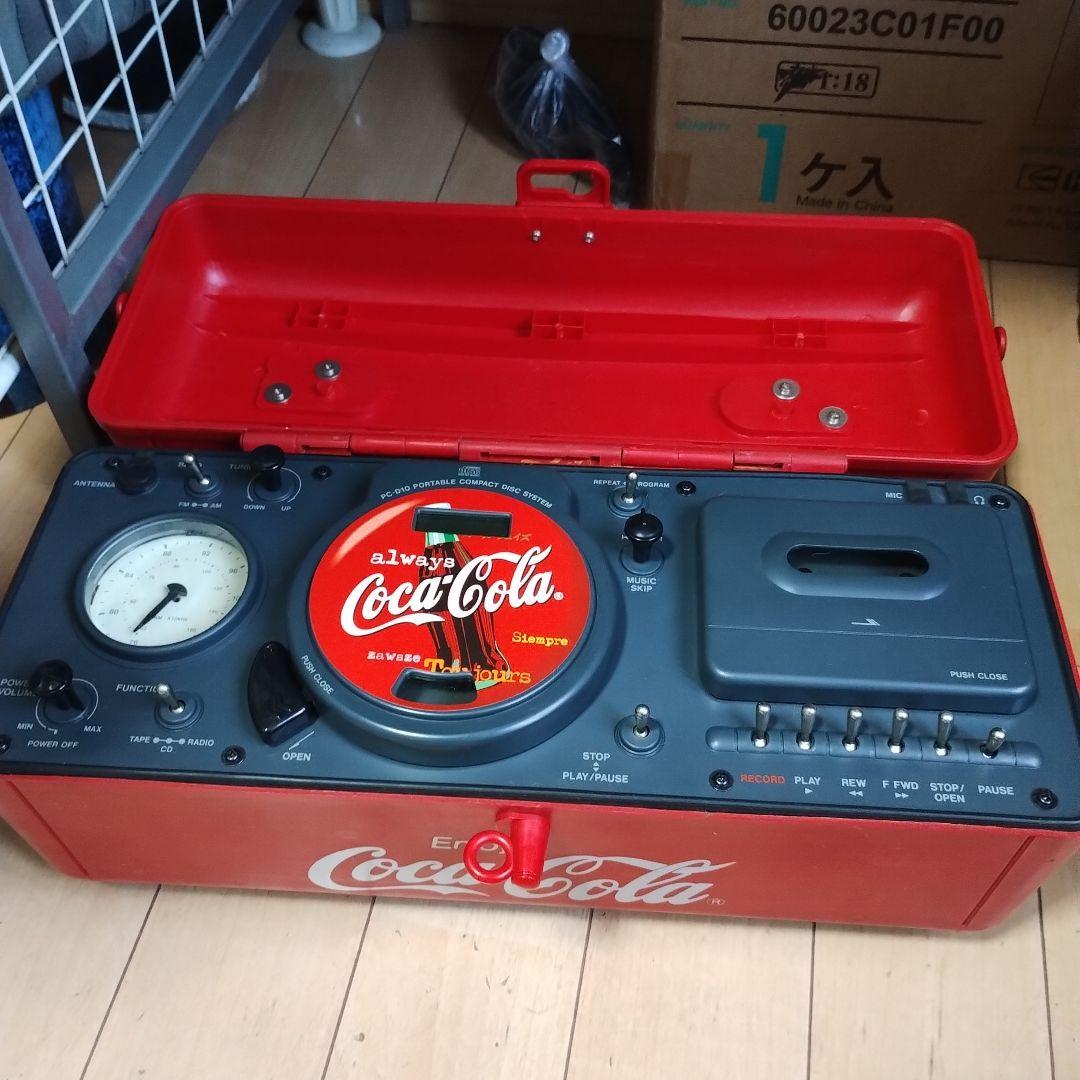 レア！　コカコーラ　ラジカセCDプレーヤー