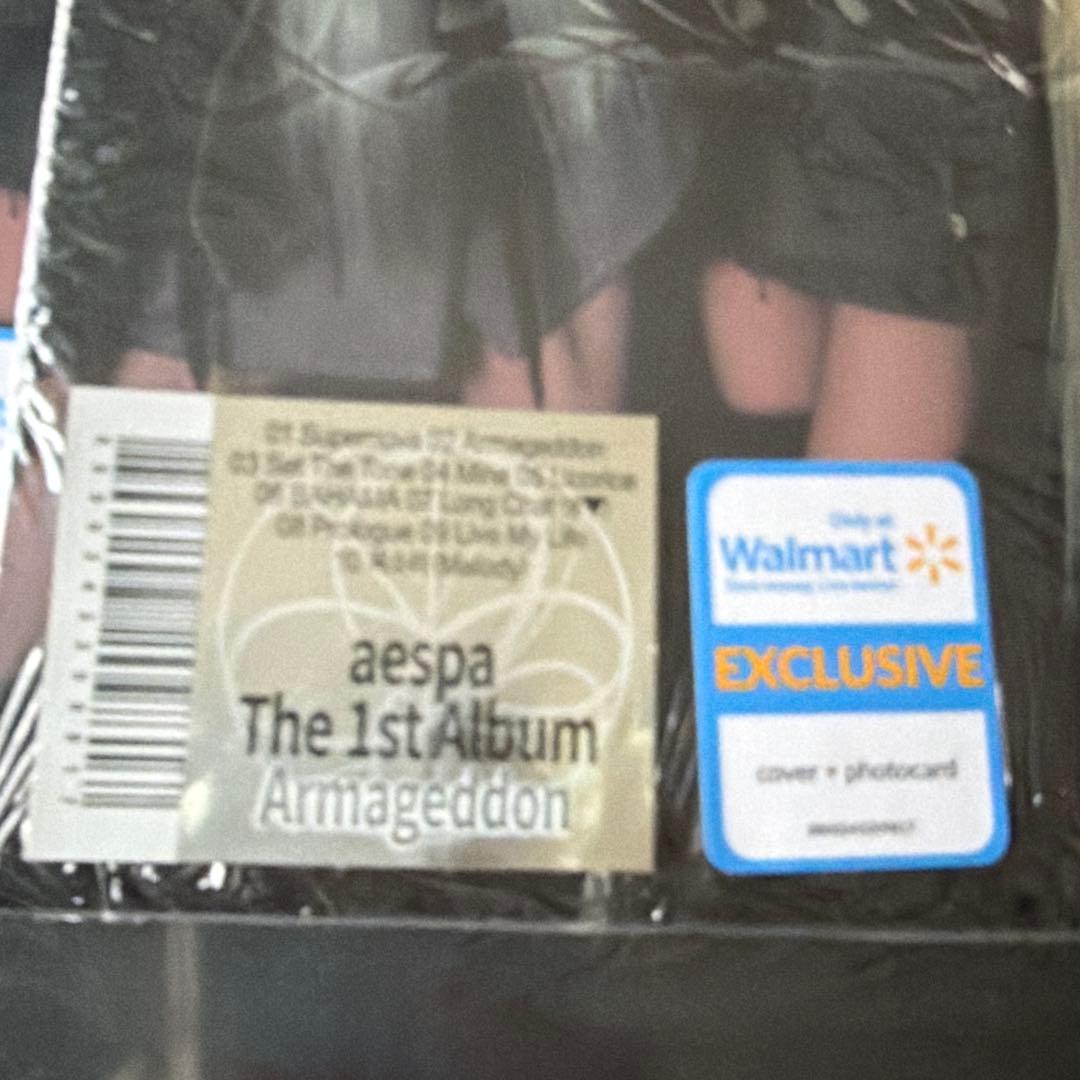 aespa エスパ CD Album Armageddon Walmart限定