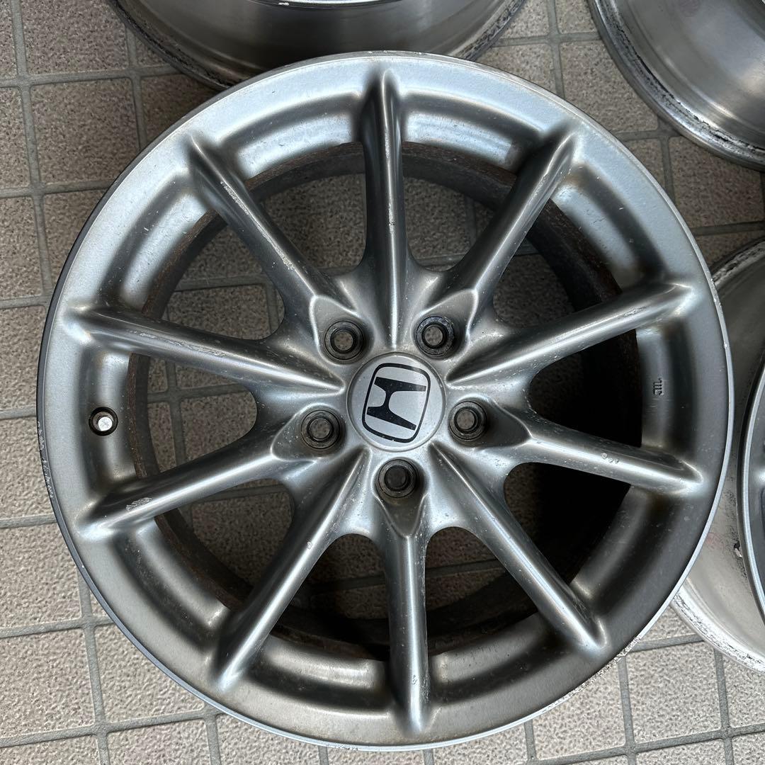 中古2本セット ② オデッセイアブソルートの純正アルミホイール17インチ