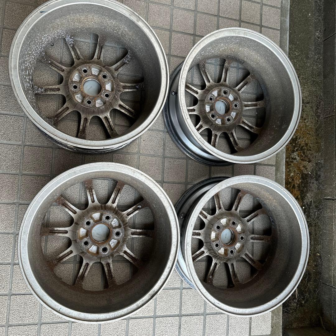 中古2本セット ② オデッセイアブソルートの純正アルミホイール17インチ