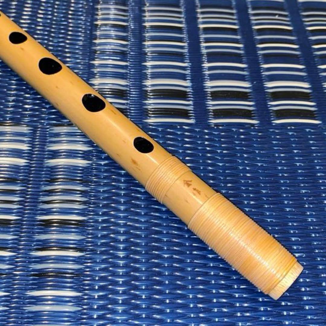 名工 金作 篠笛 唄用 天地巻 9本調子