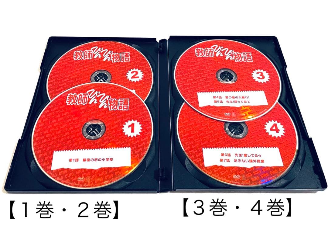 教師びんびん物語　【全７巻】　レンタル版DVD 全巻セット　田原俊彦　●訳あり