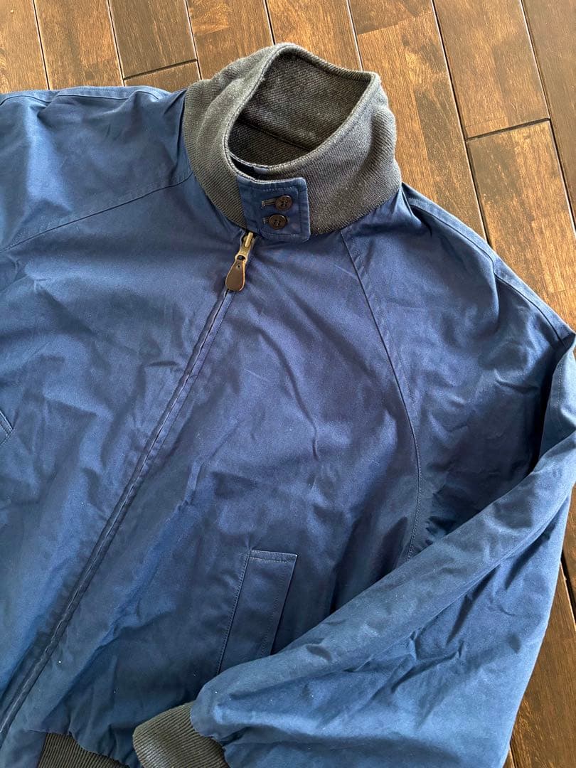 DAKS/90s ハリントンJKT リバーシブル エルボーパッチ ウール×綿 M