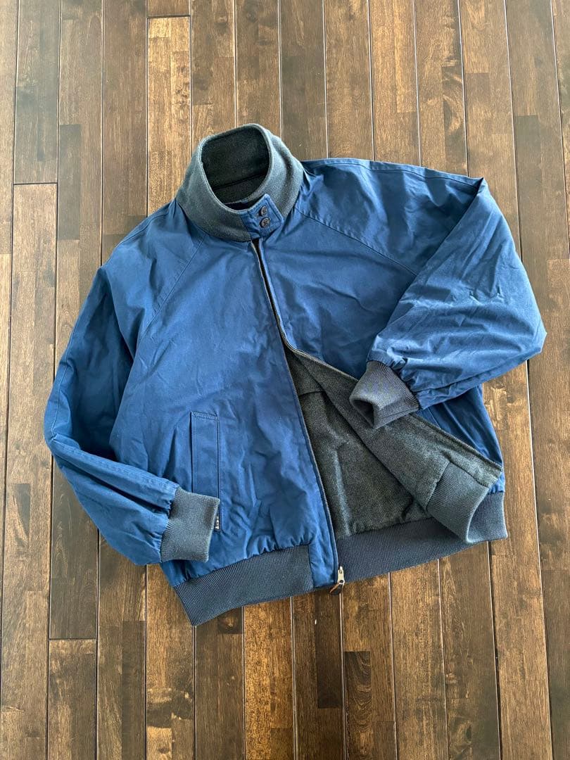 DAKS/90s ハリントンJKT リバーシブル エルボーパッチ ウール×綿 M