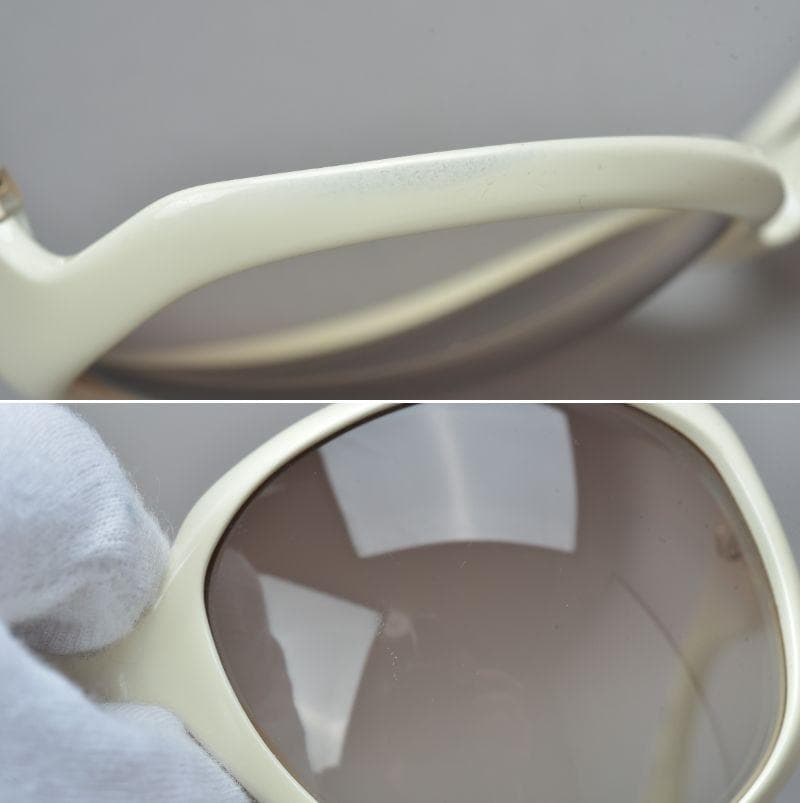 美品 ディオール サングラス GLOSSY1 N5A02 ホワイト