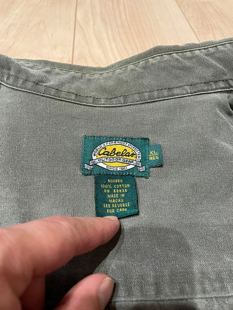 カベラス cabelas サファリシャツ シューティングシャツ コットンツイル