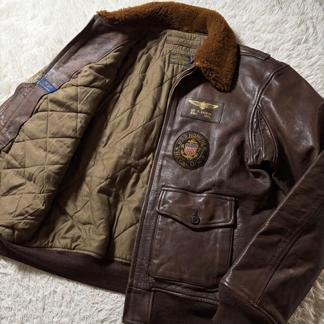 定価17.4万円■POLO RALPH LAUREN フライトジャケット　G-1