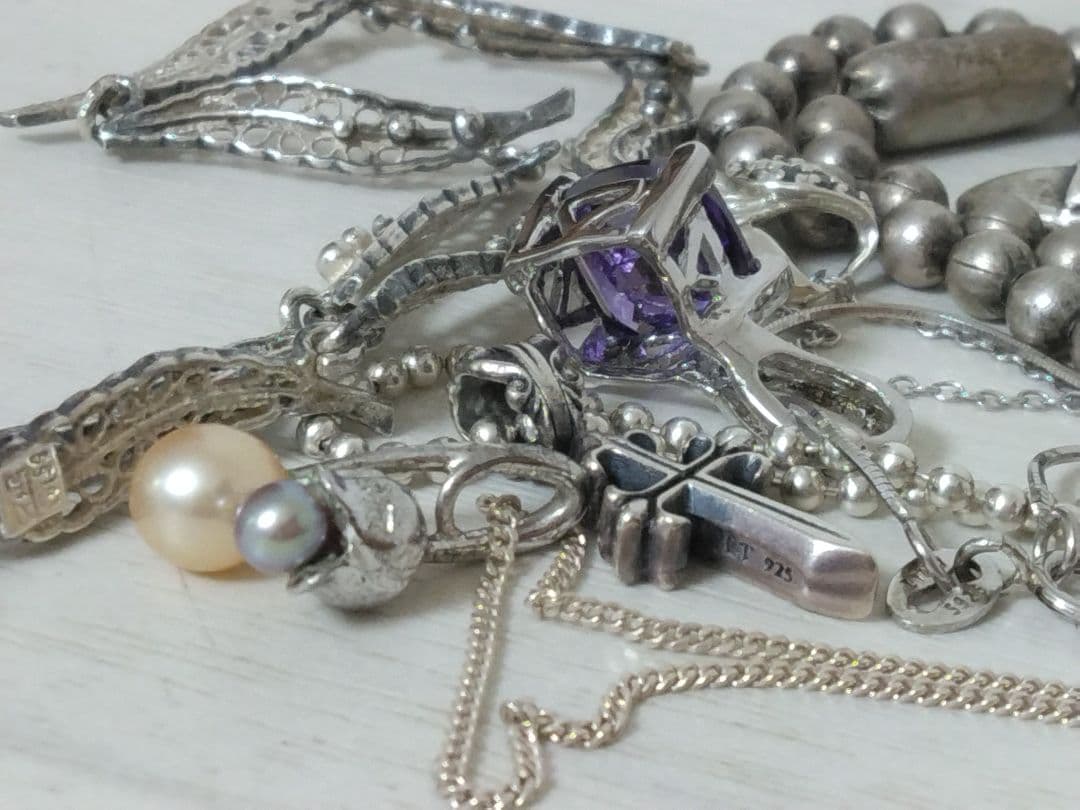 c*h様 【まとめ売り】925 シルバー系 リング ネックレス アクセサリー