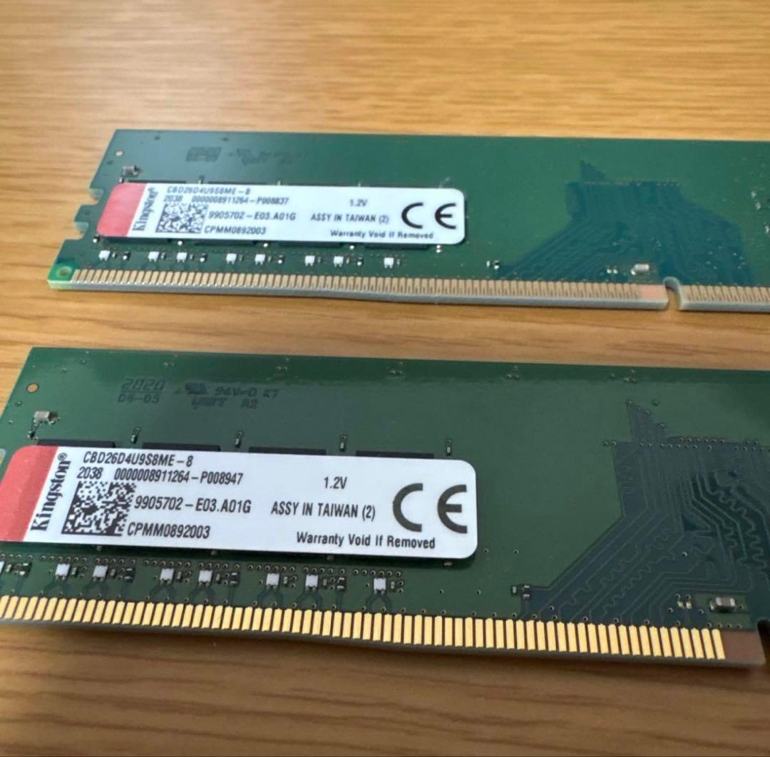 Kingston DDR4-2666 メモリ 16gb