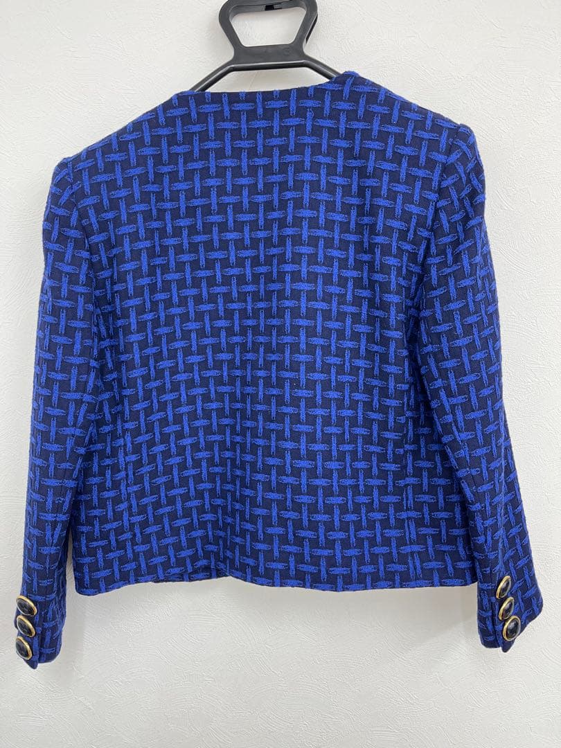 Christian Dior テーラードジャケット Mサイズ　青
