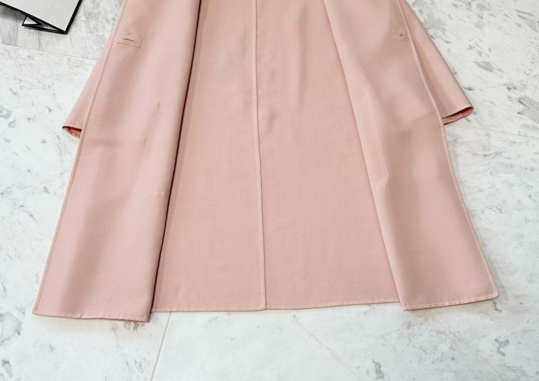 新品同様★定価15万★FOXEYフォクシーコート ヴォヤージュダブルフェイス38