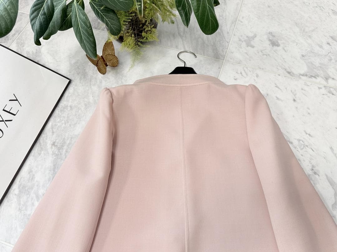 新品同様★定価15万★FOXEYフォクシーコート ヴォヤージュダブルフェイス38