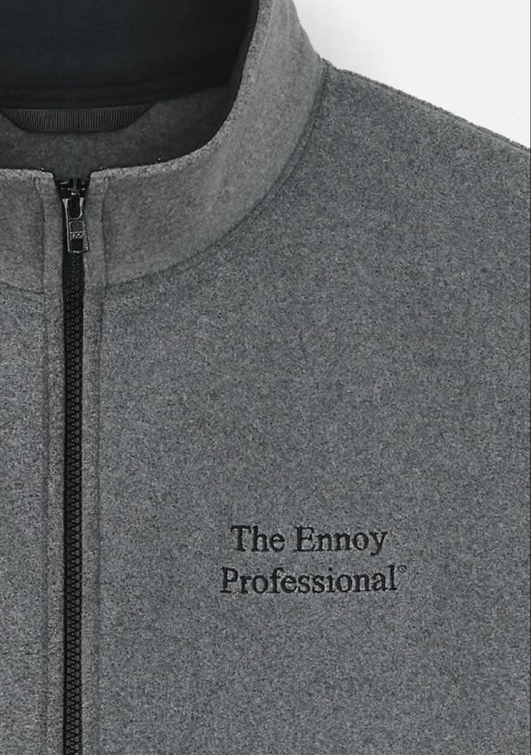 トップス ENNOY PROFESSIONAL FLEECE VEST (GRAY) XL