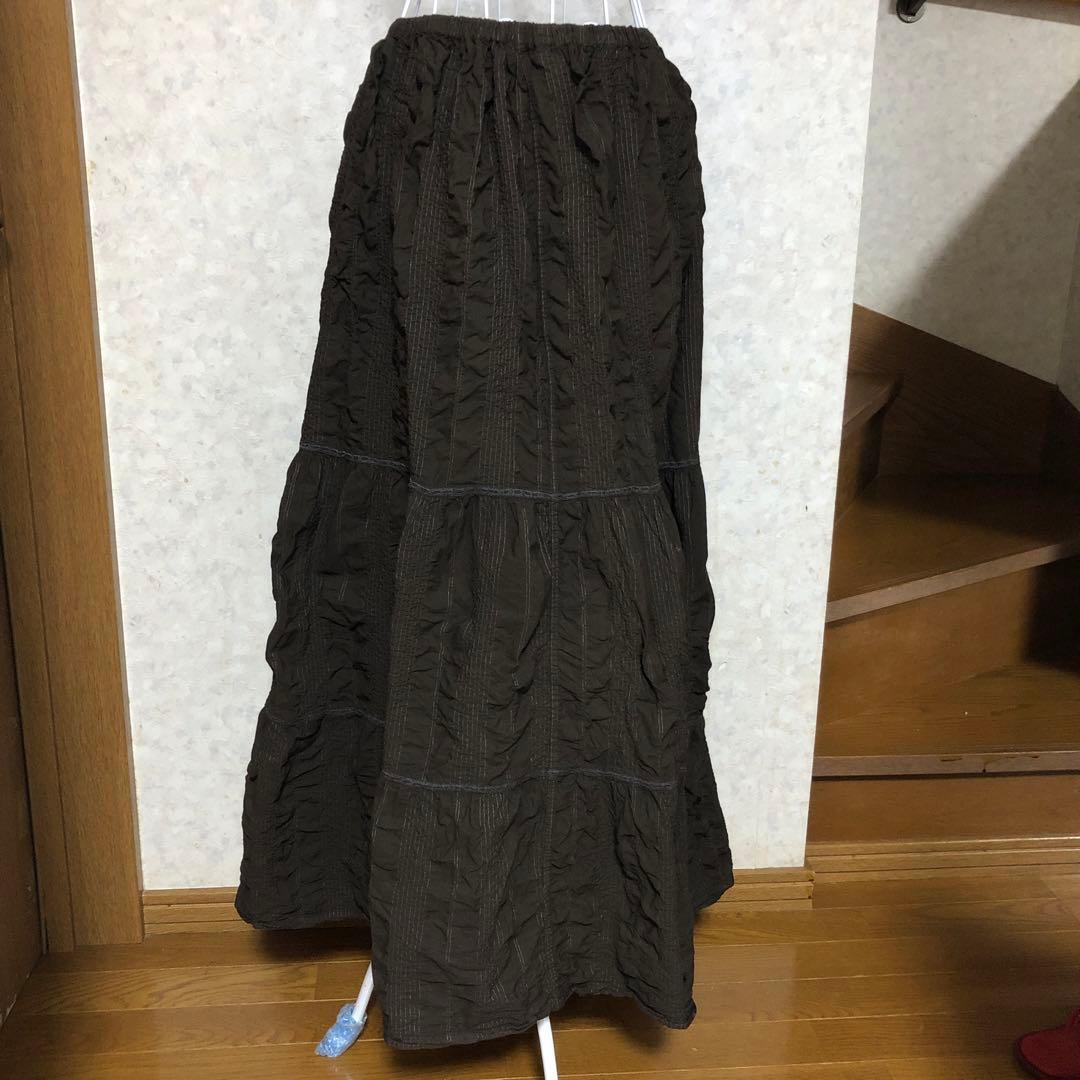 プランテーション刺繍入りスカート